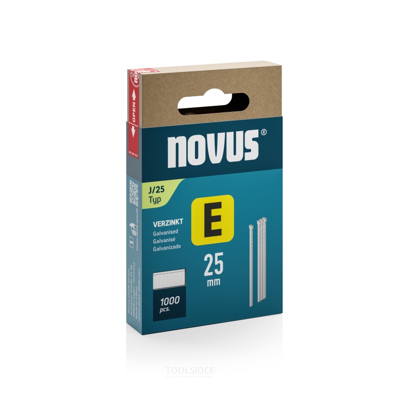 Novus Tacker -piikkuri EJ/25mm (1000 tikkua)