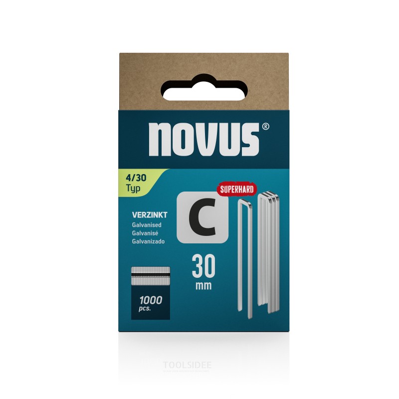 Novus Not med kapea rygg C 4/30mm Superhard (1000 kpl)