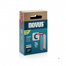 Novus Staple med smal ryg C 4/26mm Superhard (1.000 stk.)