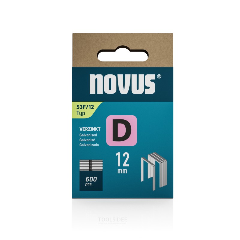 Novus Not litteällä gjengerillä D 53F/12mm (600 kpl)