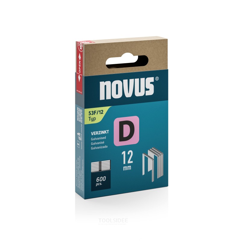 Novus Not litteällä gjengerillä D 53F/12mm (600 kpl)