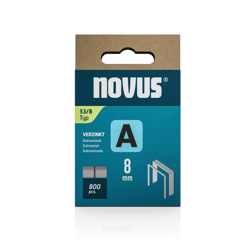 Novus Staple with fin tråd A 53/8mm (800 kpl)