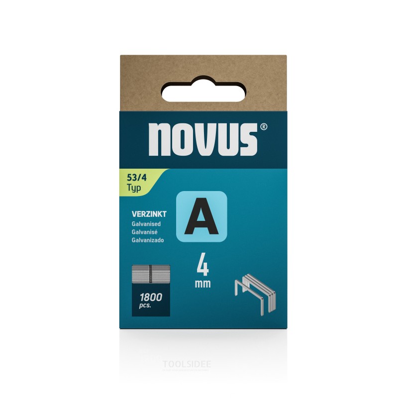 Novus Staple with fin tråd A 53/4mm (1800 kpl)