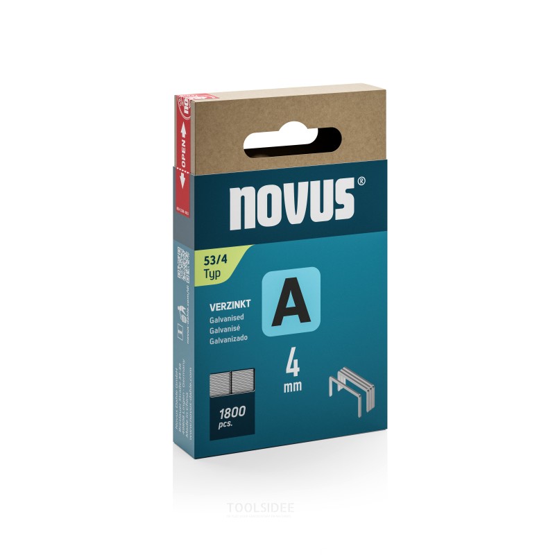 Novus Staple with fin tråd A 53/4mm (1800 kpl)