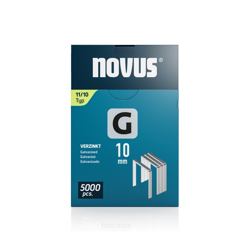 Novus Not litteällä gjenger G 11/10mm (5000 kpl) kanssa