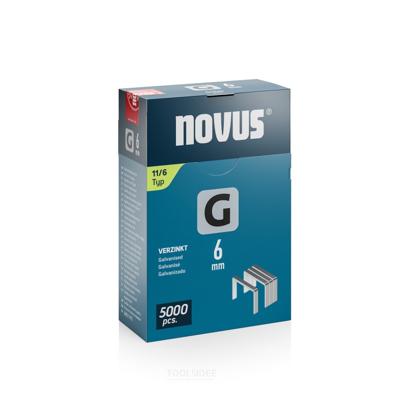Novus Not litteällä gjenger G 11/6mm (5000 kpl) kanssa