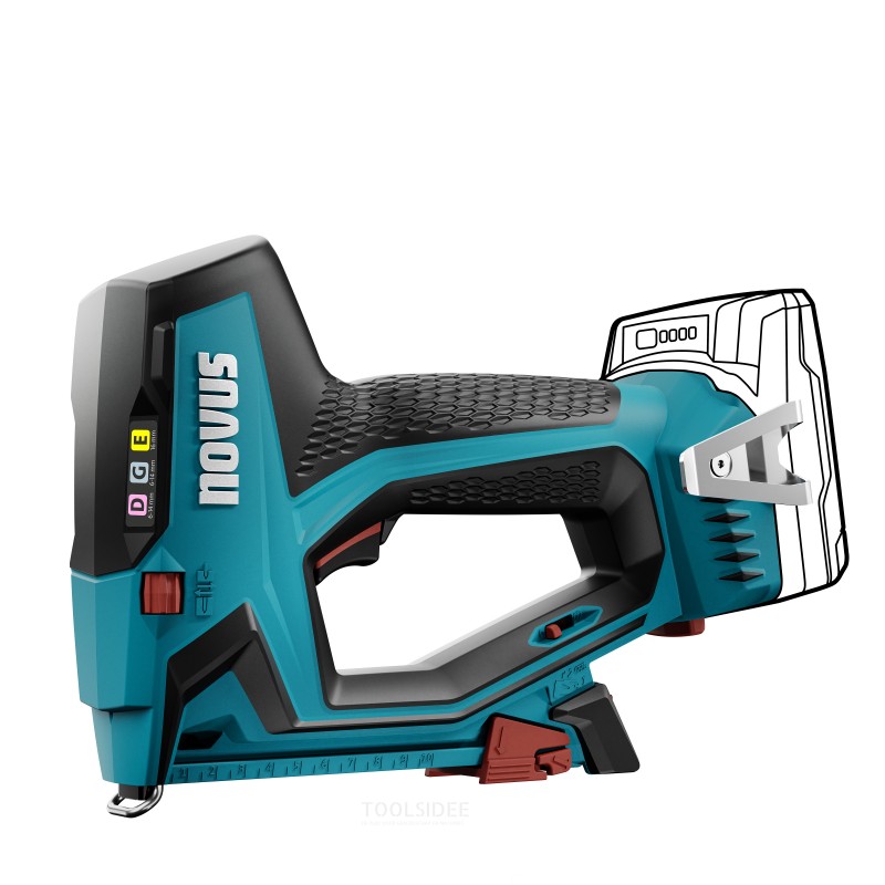 Novus Cordless Tacker J-551 (ulkopuoliset akut)