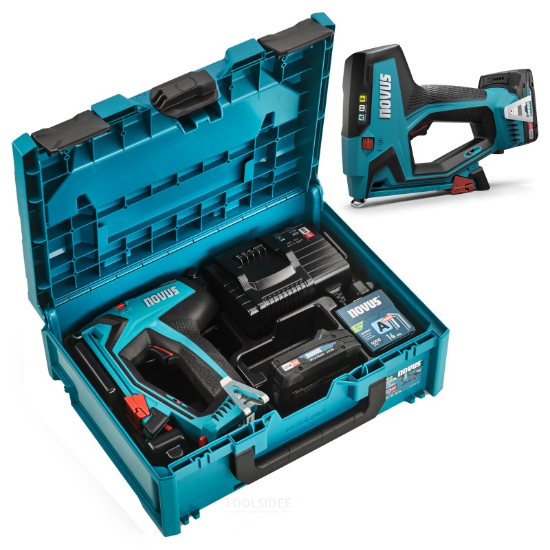 Novus Cordless Tacker J-550 paristoilla (laukkusarja)