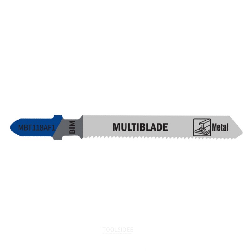 Multiblade Jigsaw Blade Bi-Metal MBT118AF1 Metal 75mm Multiblade Jigsaw Blade Bi-Metal MBT118AF1 Metal 75mm