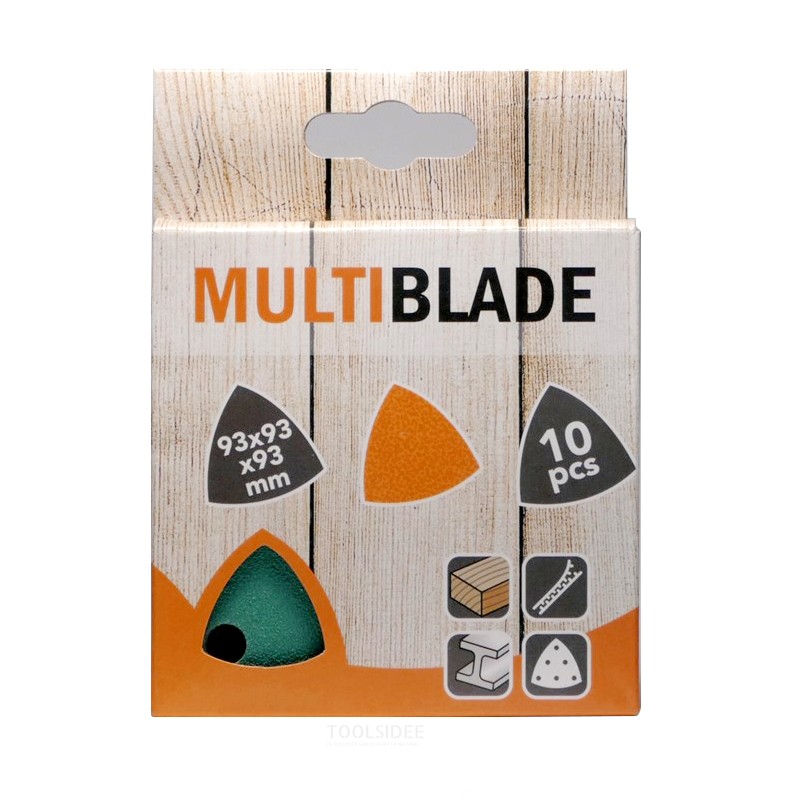 Multiblade Delta hiekkapaperi MB93 93mm K240 (10 arkkia)