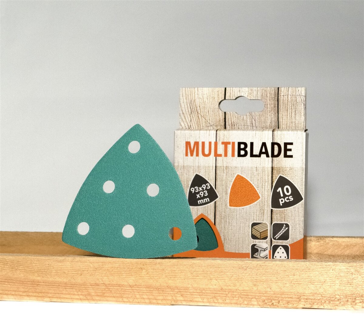 Multiblade Delta Schleifpapier MB93 93mm K240 (10 Blatt) Multiblade Delta Schleifpapier MB93 93mm K240 (10 Blatt)