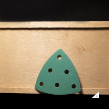 Multiblade Delta Schleifpapier MB93 93mm K240 (10 Blatt) Multiblade Delta Schleifpapier MB93 93mm K240 (10 Blatt)