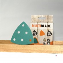 Multiblade Delta Schleifpapier MB93 93mm K180 (10 Blatt)
