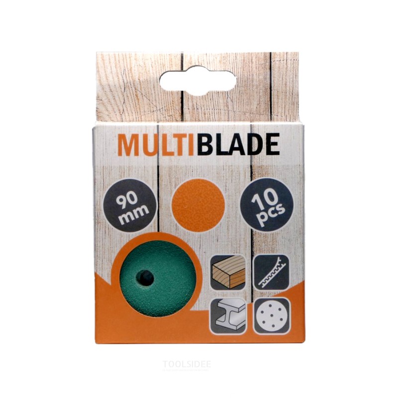 Multiblade slibeskive MB90 Ø90mm K400 (10 stk.) Multiblade slibeskive MB90 Ø90mm K400 (10 stk.)