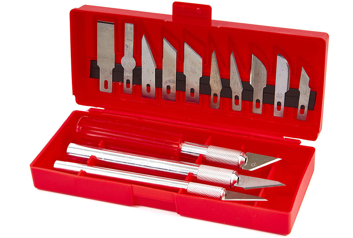 HBM 16 Piece Hobby Knives Set HBM 16 Piece Hobby Knives Set