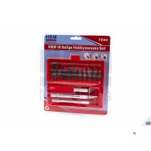 HBM 16 Piece Hobby Knives Set HBM 16 Piece Hobby Knives Set