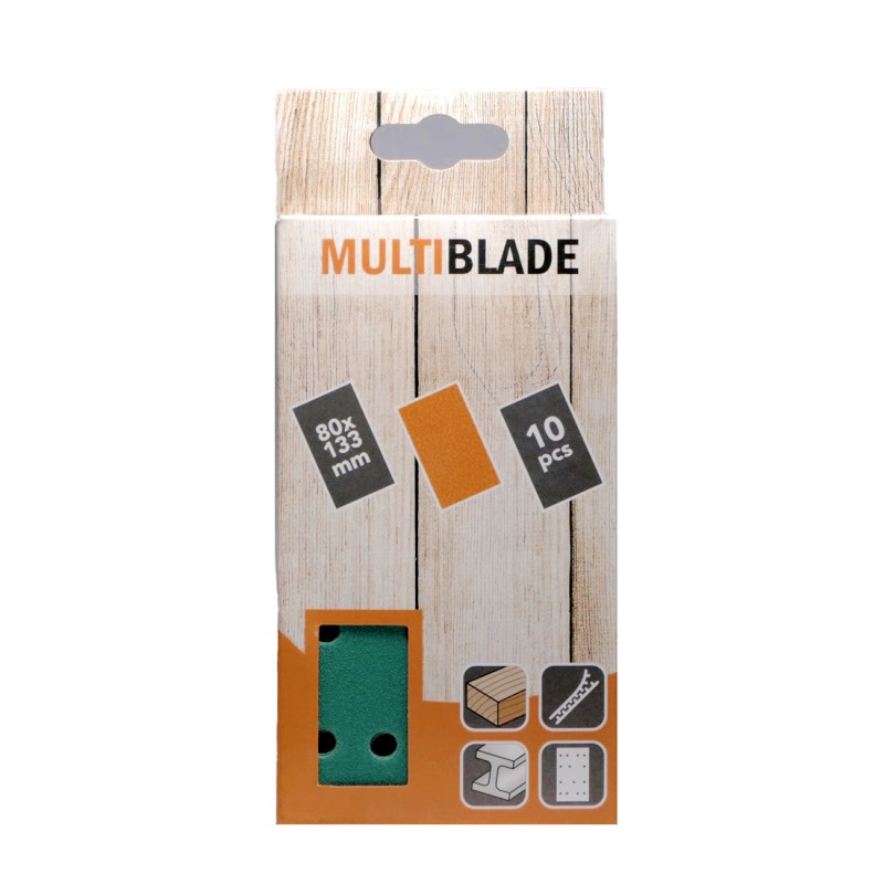 Multiblade sandpapir MB80 80x133mm K240 (10 ark)