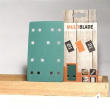 Mehrblatt-Schleifpapier MB80 80x133mm K240 (10 Blatt)