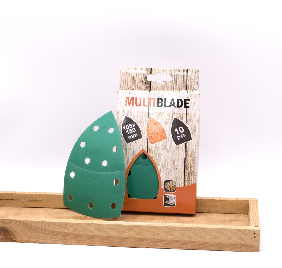 Multiblade Delta Schleifpapier MB62 100x62+93mm K60 (10 Blatt)