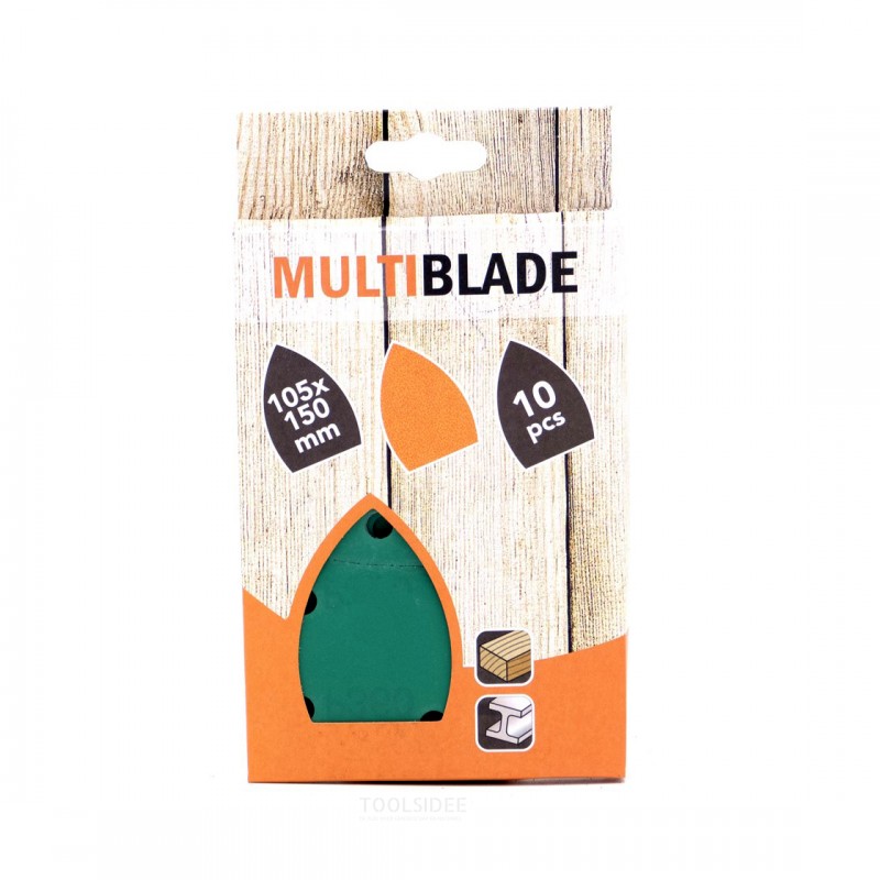 Multiblade Delta hiekkapaperi MB62 100x62+93mm K180 (10 arkkia)