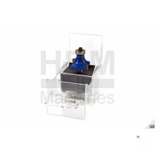 Hbm professionel hm kvart runde profilskærer r8 x 28,5 mm. med styreleje Hbm professionel hm kvart runde profilskærer r8 x 28,5 mm. med styreleje