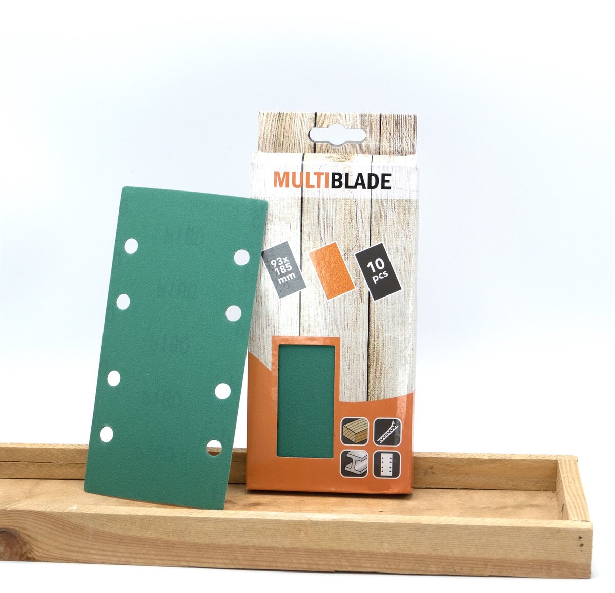 Multiblade sandpapir MB185 93x185mm K100 (10 ark)