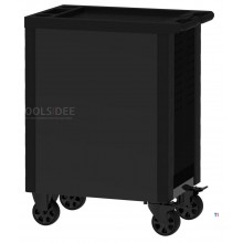 HBM Werkzeugwagen 7 Schubladen, 76,5 cm, schwarz, 4 Räder, max. 190 kg.