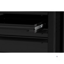 HBM Werkzeugwagen 7 Schubladen, 76,5 cm, schwarz, 4 Räder, max. 190 kg.