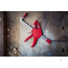 Hultafors Lijmklem QC 15 rood - met snelspanner