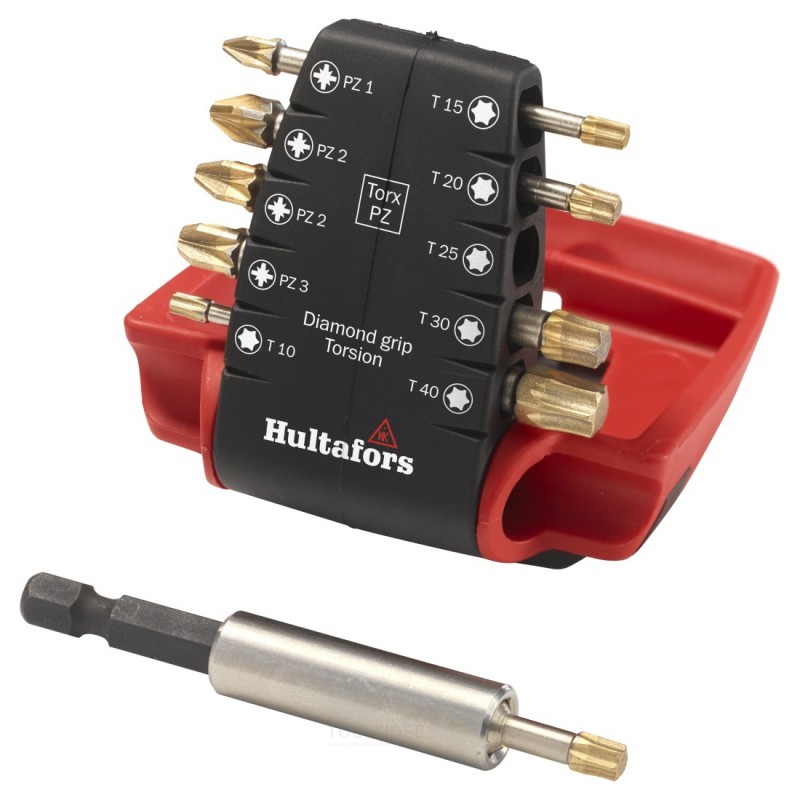 Hultafors Bitset Torsion Diamond PZ og Torx