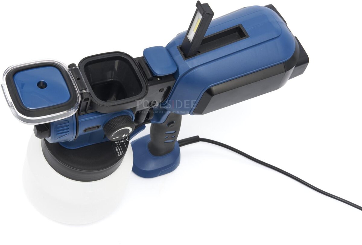 HBM elektrisches Farbsprühgerät 550 Watt, 1500 ml, mit LED-Licht HBM elektrisches Farbsprühgerät 550 Watt, 1500 ml, mit LED-Licht