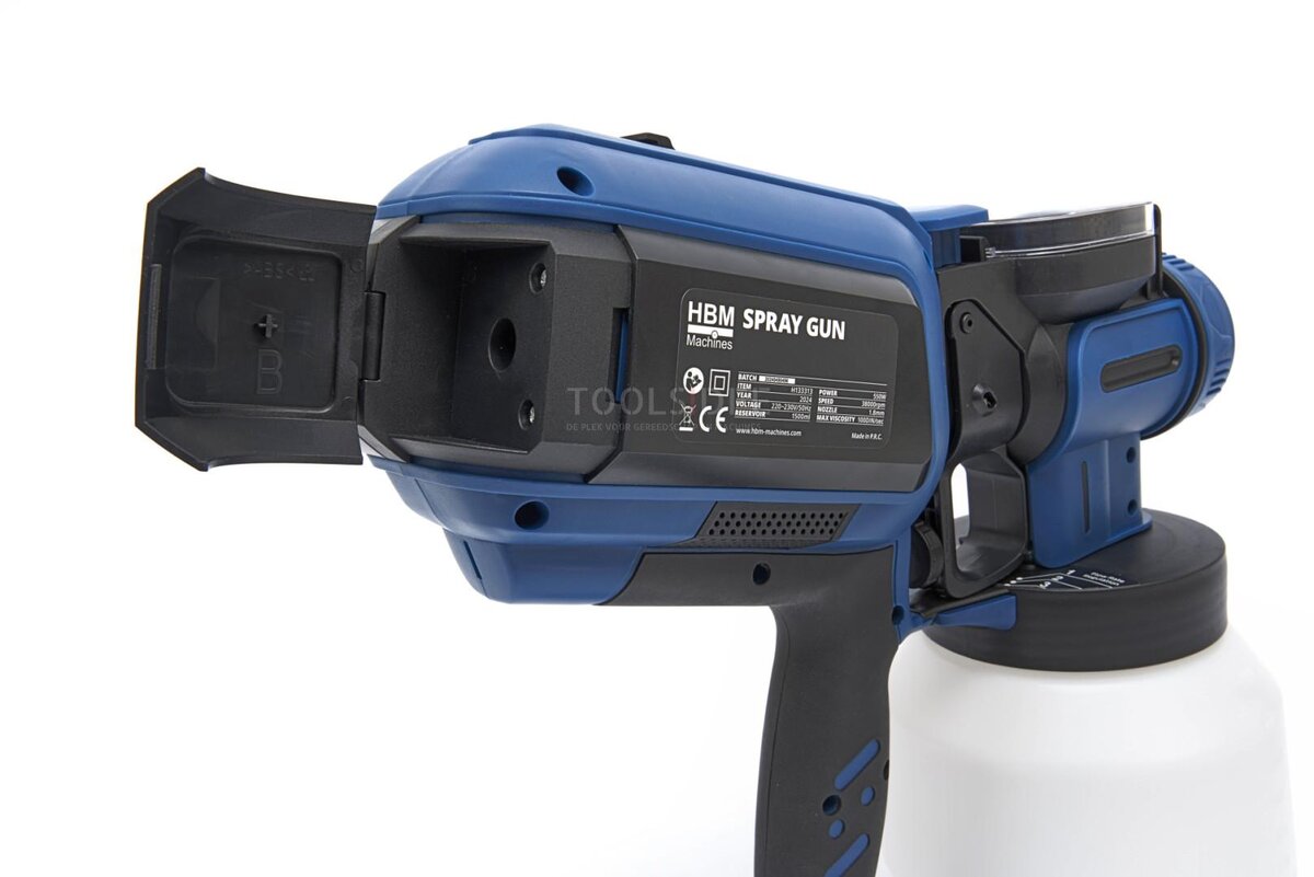 HBM elektrisches Farbsprühgerät 550 Watt, 1500 ml, mit LED-Licht HBM elektrisches Farbsprühgerät 550 Watt, 1500 ml, mit LED-Licht