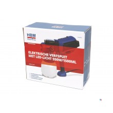 HBM elektrisches Farbsprühgerät 550 Watt, 1500 ml, mit LED-Licht HBM elektrisches Farbsprühgerät 550 Watt, 1500 ml, mit LED-Licht
