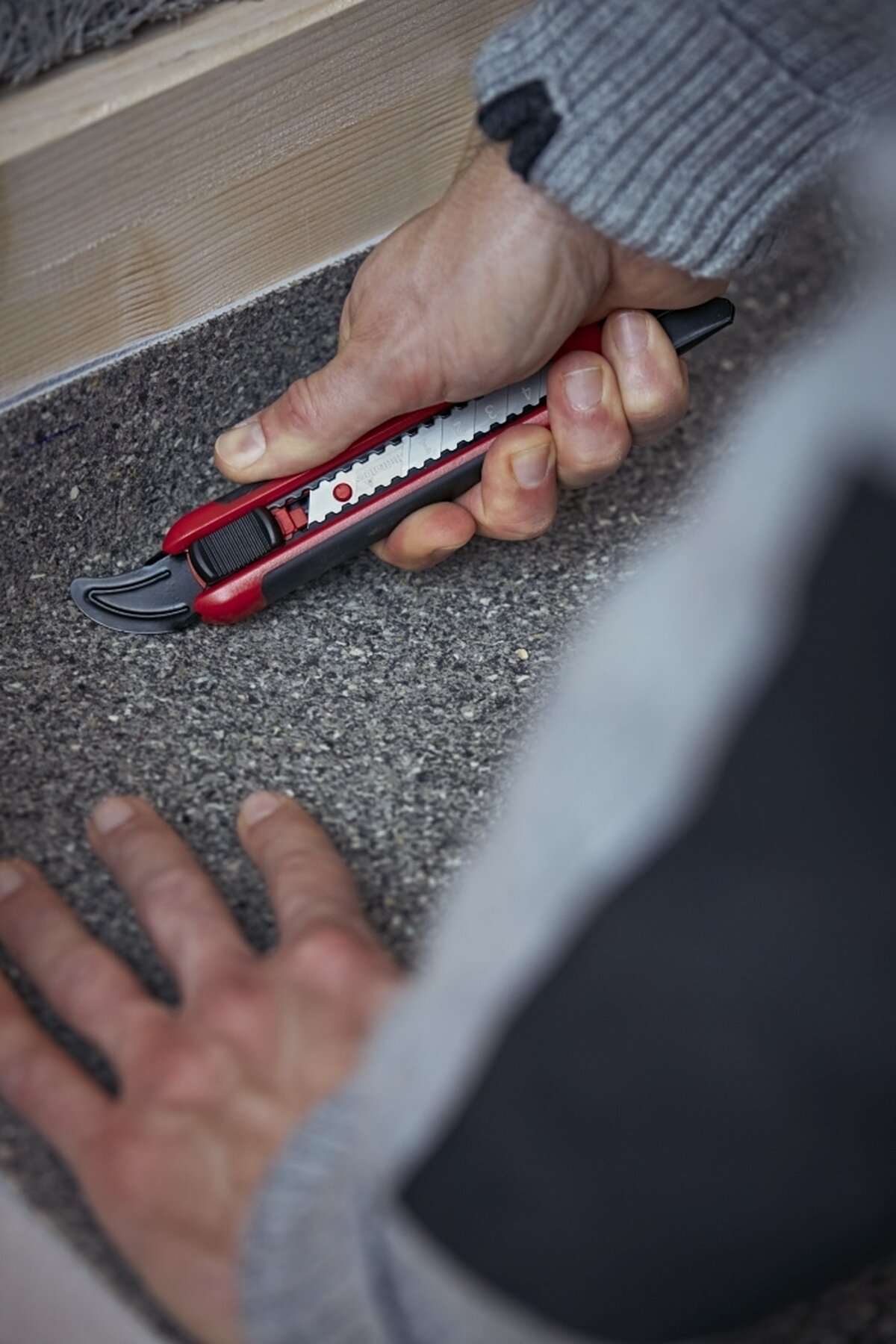 Hultafors Snap-off kniv SFRPB 18A med glidesystem Hultafors Snap-off kniv SFRPB 18A med glidesystem