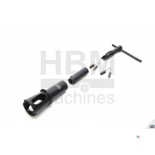 HBM self-centering tap and reamer holder for round workpieces