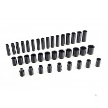 HBM 38 stykke lang og kort metrisk og engelsk strømuttakssett