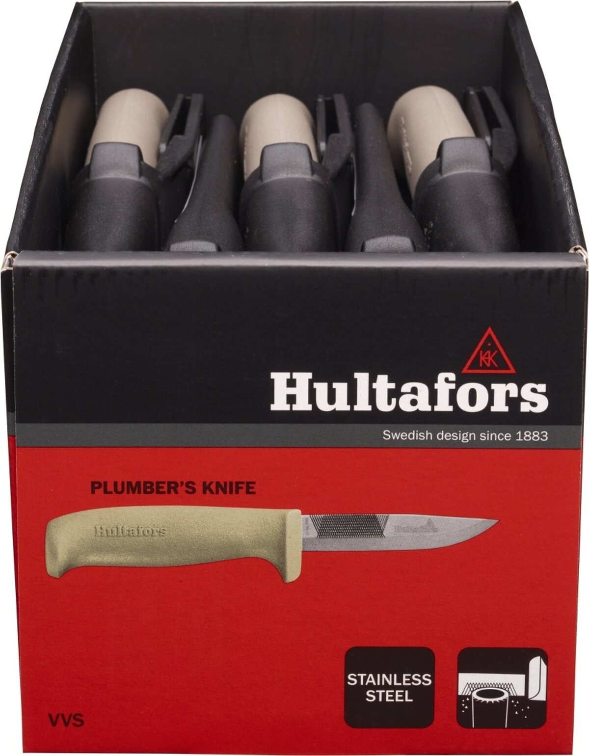 Hultafors Klempnermesser VVS mit Feile