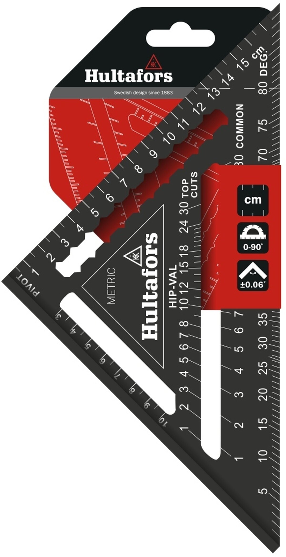 Hultafors Sparrenquadrat 0-90 Grad