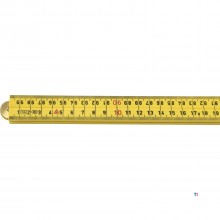 Hultafors Zollstock G 59 1m - 4-teilig - Gelb