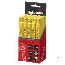 Hultafors Zollstock G 59 1m - 10-teilig - Gelb