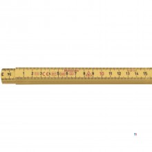 Hultafors Zollstock G 59 1m - 6-teilig - Gelb