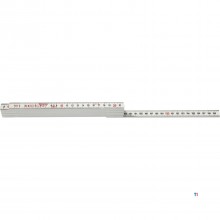 Hultafors Foldelineal G 59 2m - 10-delt - hvid