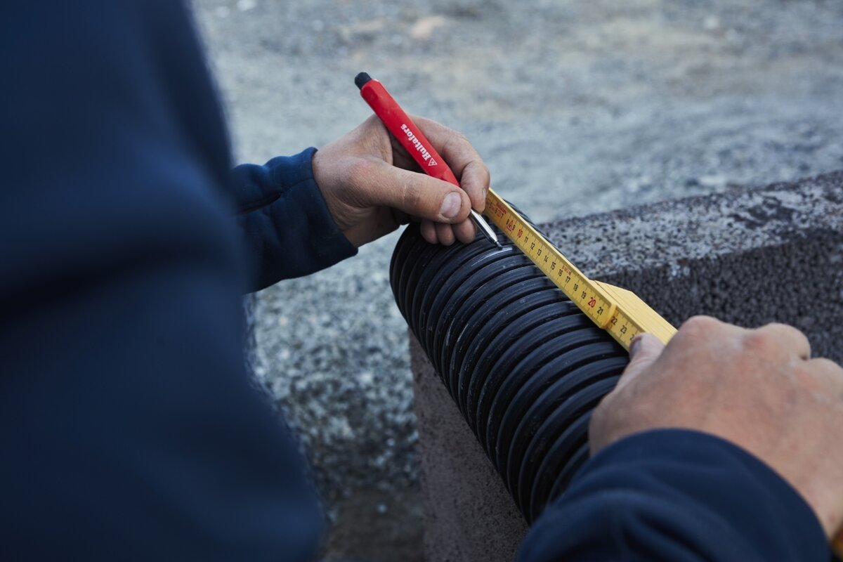 Hultafors Foldelineal G 59 2m - 10-delt - gul Hultafors Foldelineal G 59 2m - 10-delt - gul