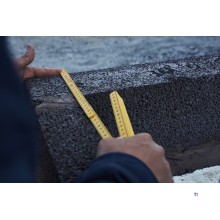 Hultafors Foldelineal G 59 2m - 10-delt - gul Hultafors Foldelineal G 59 2m - 10-delt - gul