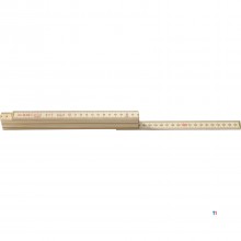 Hultafors tommestok 4000 2m - træfarve