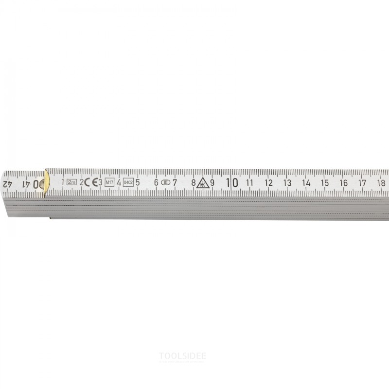 Hultafors Foldelineal 3500 2m - hvid