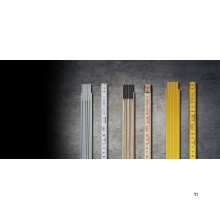 Hultafors Folding Ruler P600 2m - white