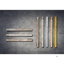 Hultafors Folding Ruler P600 2m - white