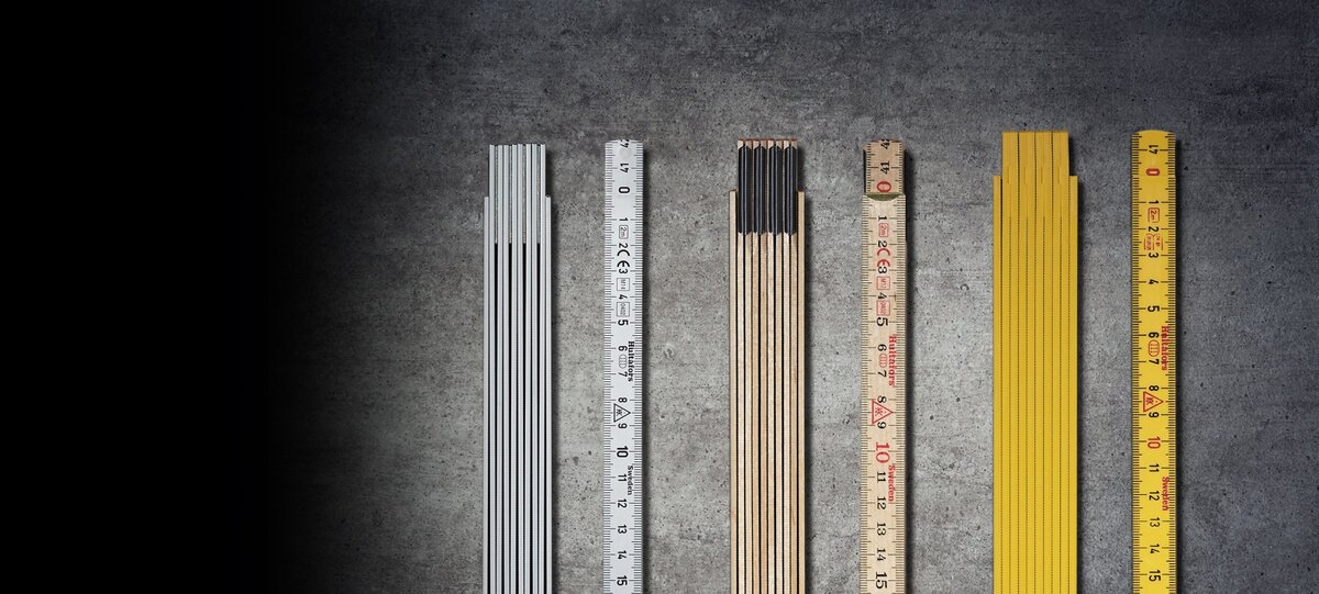 Hultafors Foldelineal P600 2m - træfarve