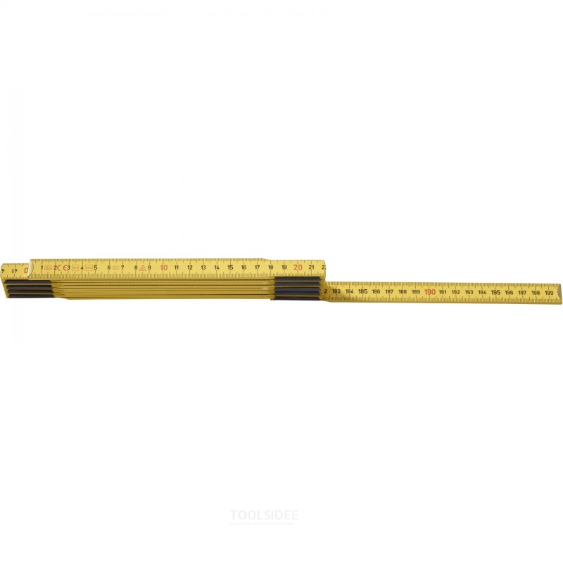 Hultafors Folding Rule T59 2 m 10-fold Yellow Hultafors Folding Rule T59 2 m 10-fold Yellow